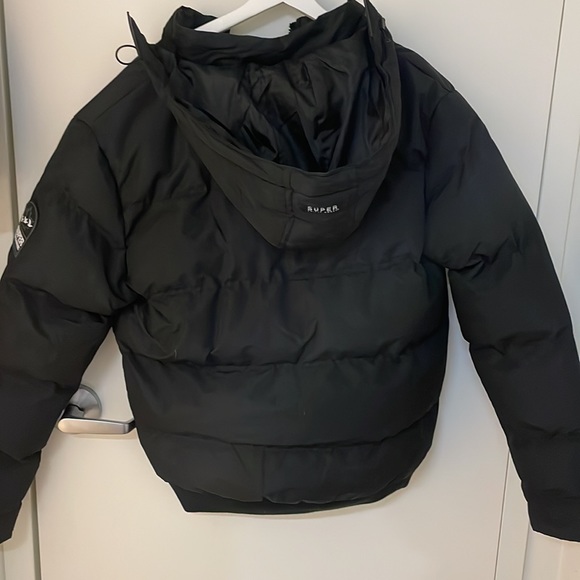 Winter puffer with hood, super triple goose. L size but size smaller - Picture 2 of 4